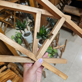 پایه گلدان چوبی مدل خرچنگی