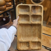 ظرف سرو چوبی کد ۱۰