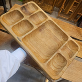 ظرف سرو چوبی کد ۱۰